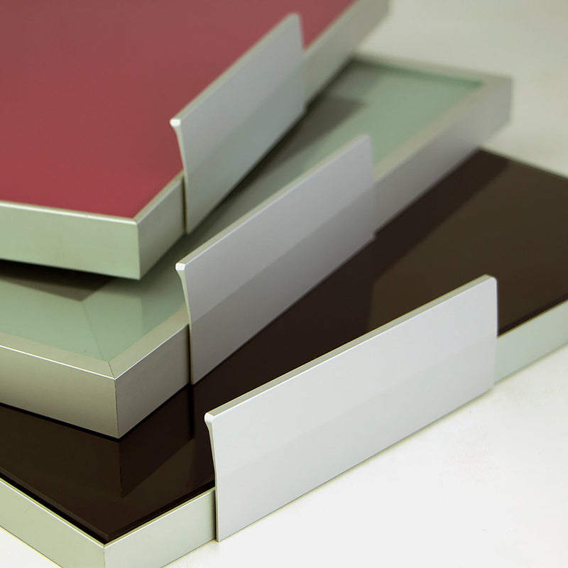 Maniglie Adesive per Mobile 126 mm Alluminio Anodizzato Opaco 20 Pezzi Emuca