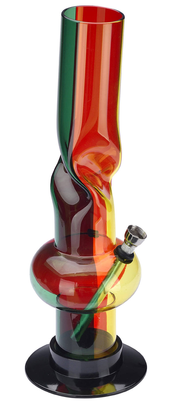 Rasta 32cm Acrylbong mit Jamaika-Finish sconto