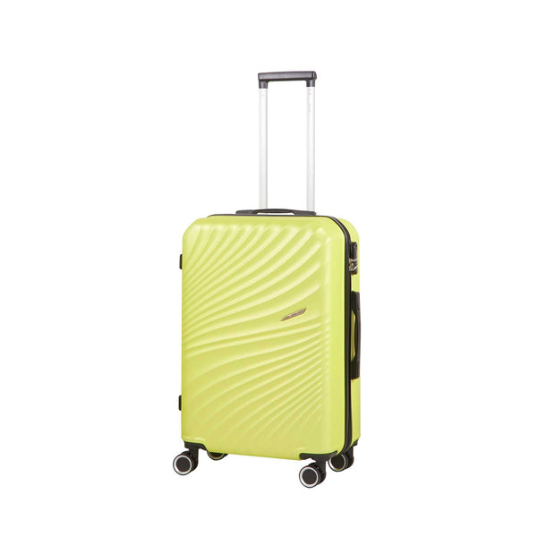 online Trolley Valigia Media Rigido 4 Ruote con Combinazione in ABS Ravizzoni Amalfi Verde Lime