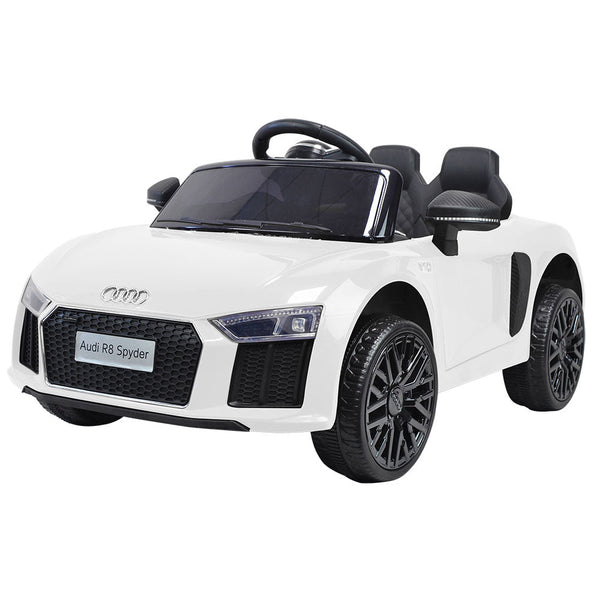 online Elektro Rutscher 12V Audi R8 Spyder Weiß