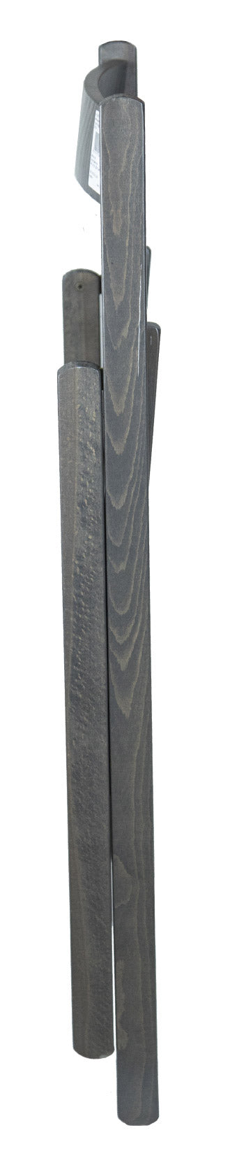 Set 4 Sedie Pieghevole 47,5x42,5x45/79 cm in Legno di Faggio FSC Grigia