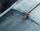 Divano 2 Posti Chesterfield 152x74x82 h cm in Velluto Blu