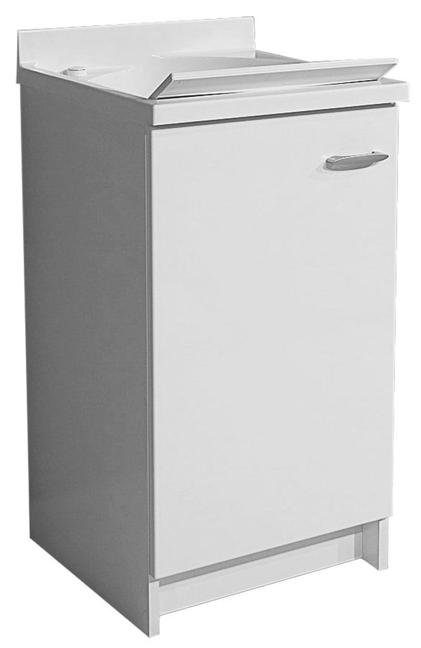 sconto Sinister Schrank 45x50x85cm Türachse aus Thermoplast Montegrappa Marella Weiß Links