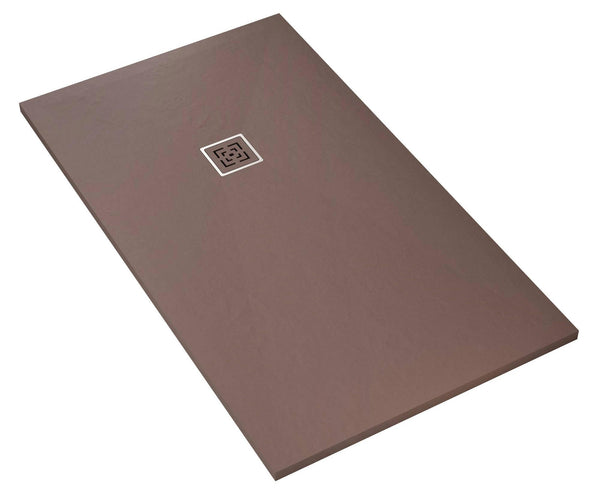 sconto Duschwanne in Bonussi Canton Brown Stone, verschiedene Größen