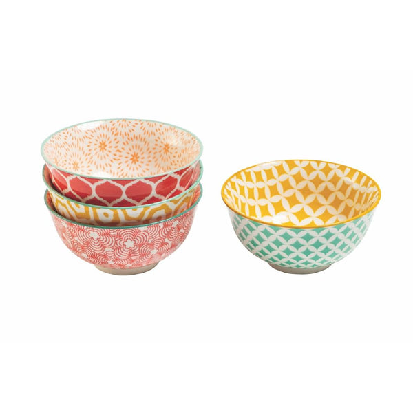 Set 4 Ciotole Ø11x5,5 cm 250 ml in Porcellana VdE Tivoli 1996 Confusion online