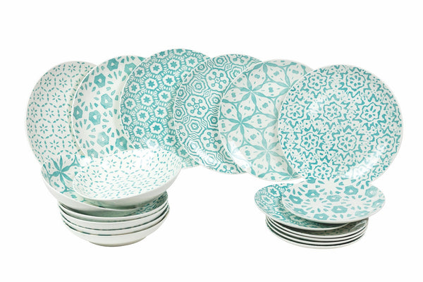 online Porzellan Tafelservice 18 Teile 6 Plätze Villa d'Este Home Tivoli Bodrum Light
