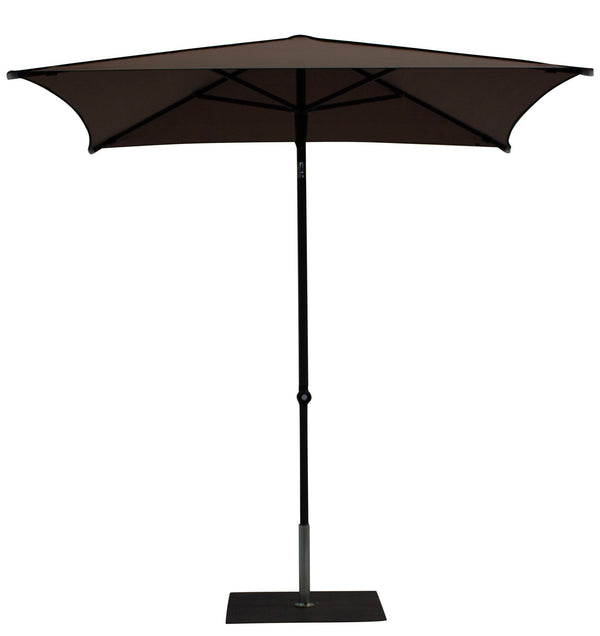 Ombrellone da Giardino 2x2 m Palo Ø38 mm in Alluminio Tessuto Dralon Acrilico Border Taupe prezzo