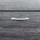 Scarpiera Sally 60x24x80 h cm in Legno Grigio Scuro