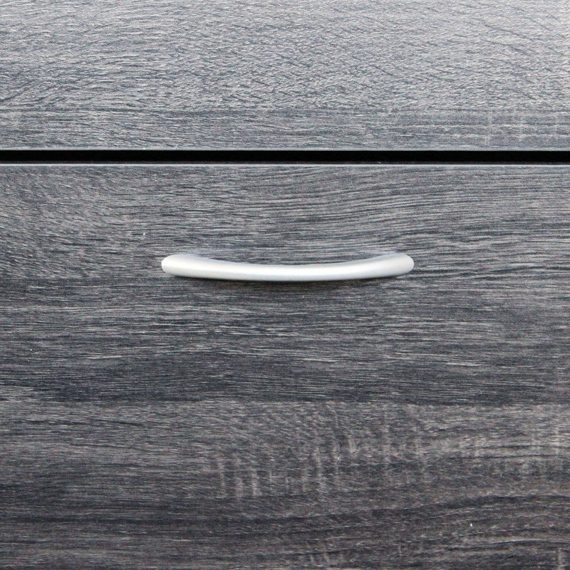 Scarpiera Sally 60x24x80 h cm in Legno Grigio Scuro