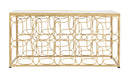 Tavolo da Caffé Bubbles 90x60x45 cm in Ferro e Specchio Oro e Argento