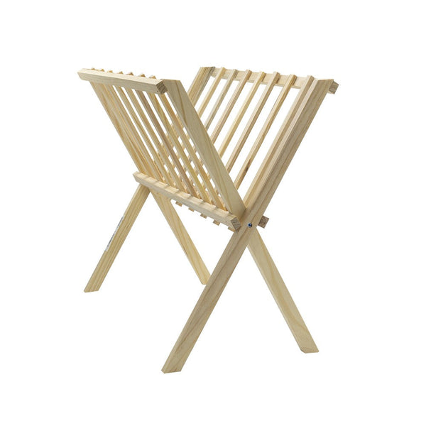 sconto Faltbarer Organizer Zeitschriftenständer 22x38xH33 cm in hellem Holz