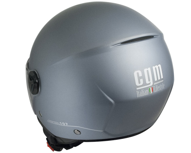 Casco Jet per Scooter Visiera Lunga CGM Florence 107A Argento