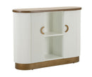 Mobile Tolosa 121x41x90 cm in MDF e Frassino e Ferro      