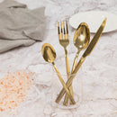 Servizio Set di Posate 24 Pezzi in Acciaio Inossidabile 18/8 VdE Tivoli 1996 Luxury Oro