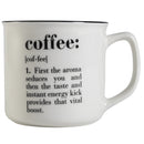 Tazza "coffee" double faces Ø9,2x8,7 cm in New Bone China VdE Tivoli 1996 Bianco