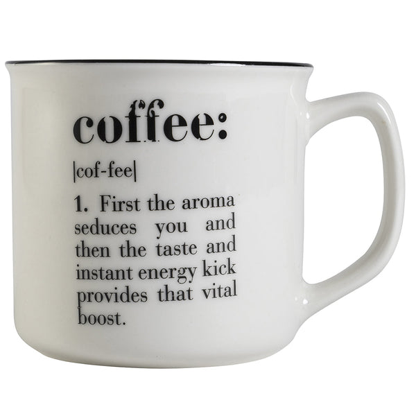 prezzo Doppelseitige "Kaffee"-Tasse Ø9,2x8,7 cm aus New Bone China Villa D'este Home Tivoli White