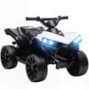 Quad Elettrico per Bambini ATV con Batteria Ricaricabile 6V Fari LED e Musica Bianco      