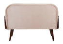 Divano 2 Posti 131x80x93 cm in Tessuto Imbottito
