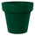 Vaso Ø115x105 cm in Resina Arkema POT M Verde Scuro