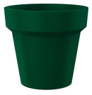 Vaso Ø115x105 cm in Resina Arkema POT M Verde Scuro