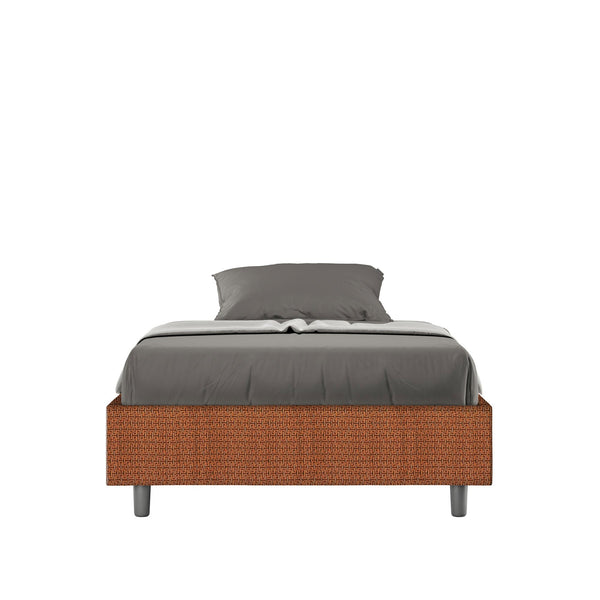 Letto 1 Piazza e Mezzo Azelia Labirinto 04 Arancione Varie Misure acquista