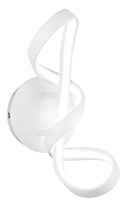 Applique da Interno a LED SMD in Metallo Bianco Opaco