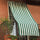 Markise für Overlay 290x290 cm mit grünen Verstärkungsringen