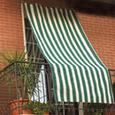 Tenda da Sole per Sormonto 200x290 cm con anelli rinforzati Verde