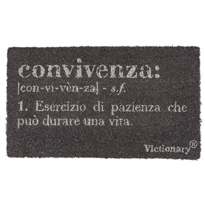 Zerbino "convivenza" 70x1,5x40 cm in Cocco e PVC VdE Tivoli 1996 
