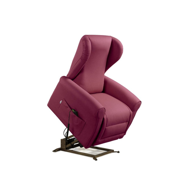 prezzo Poltrona Alzapersona Elettrica 2 Motori 90x100x90 cm Sofa in Microfibra Dispositivo Medico 1 Viola