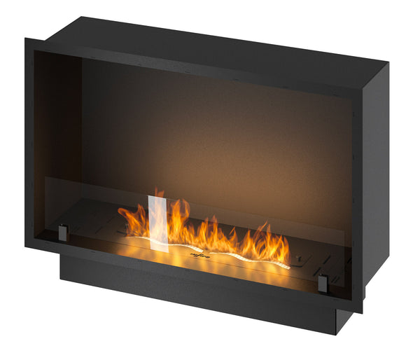 Camino a Bioetanolo da Incasso 84,4x59,4x25 cm Inside 800 Slim Nero con Vetro online