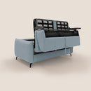 Divano Letto 2 Posti 175x95x96 cm in Tessuto Carta Da Zucchero