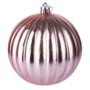 Set 9 Palle di Natale Ø10 cm in Plastica Rosa