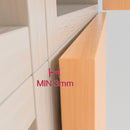 Set 10 Chiudiporta Regolazione 80 mm Magnetica in Tecnoplastica Emuca 