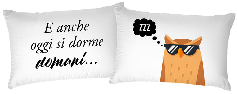 Set 2 Federe con Stampa Digitale in Cotone Printed 06