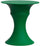 Tavolino da Giardino Componibile Ø37x47 cm in Resina Arkema Olimpo Verde Scuro