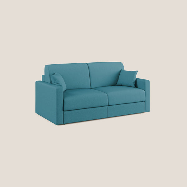 prezzo Divano Letto 3 Posti 206x92x96 cm in Tessuto Azzurro
