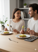 Servizio Set di Posate 24 Pezzi in Acciaio Eme Fast Sabbia 7528