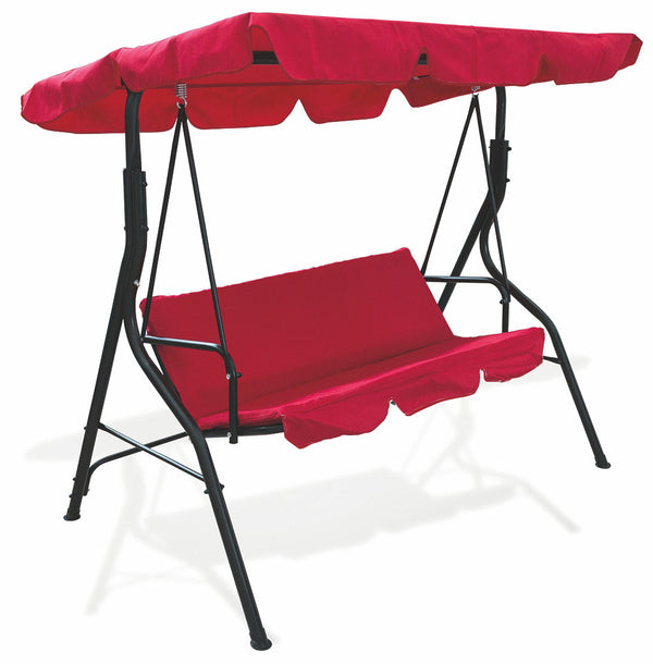 sconto Iron Garden Swing 3-Sitzer Soriani Rot