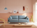 Divano 3 Posti 198x88x93 cm in Tessuto Beige