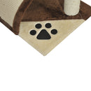 Albero Tiragraffi per Gatto marrone 36x36x44 cm 