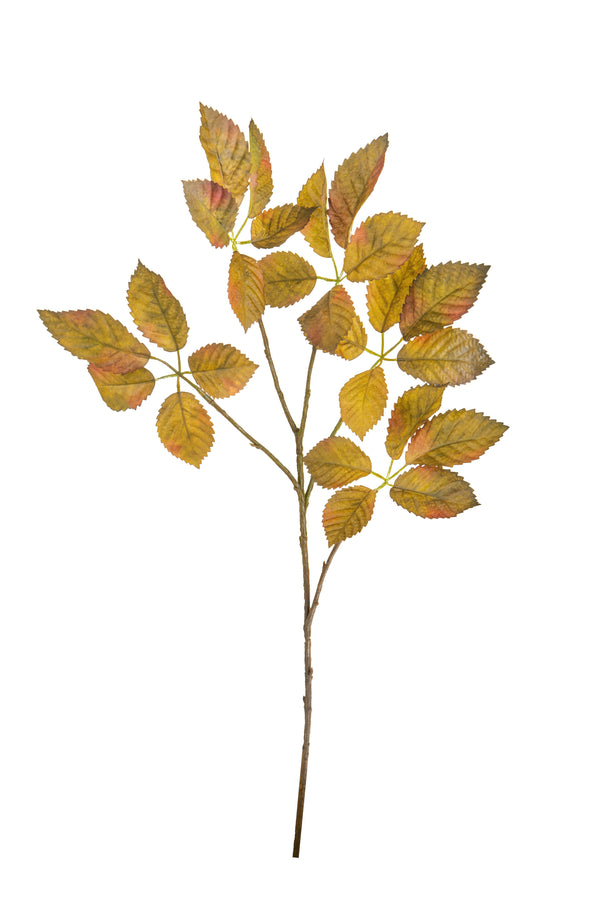 Set mit 24 künstlichen Zweigen mit herbstlichen Hainbuchenblättern prezzo