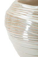 Vaso Perly Round Ø22x20 cm in Ceramica Perla      