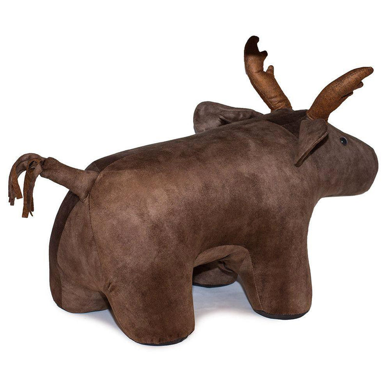 Sgabello Pouf Poggiapiedi per Bambini 72x36x34-53 cm Cervo Big Marrone Divina Home