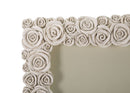 Cornice Roses 27x2,5x31,5 cm in Poliresina e Vetro
