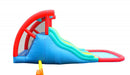 Castello Giostra Gonfiabile Acquatico Triple Racing Thunder con Pompa Happy Hop