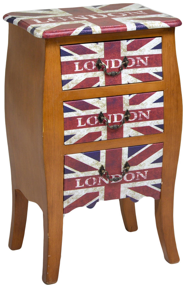 Adami London Holzkommode 3 Schubladen sconto
