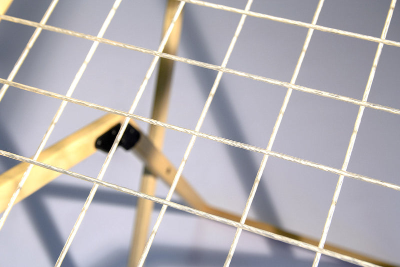 Stendibiancheria Pieghevole in Legno di Faggio 60x178x105 cm