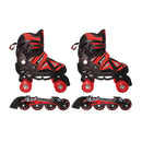 Pattini Classici e in Linea Roller 2 in 1 Misura Regolabile 39-42 Ruote Intercambiabili Blu o Rosso