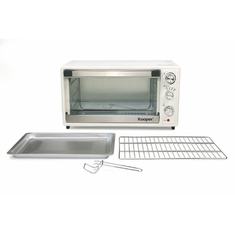 Forno Fornetto Elettrico Ventilto 2000W 55 Litri Kooper 55 Bianco